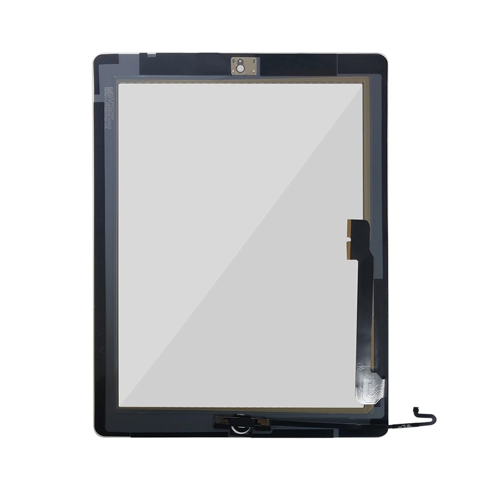 Touch For iPad 4 A1458 A1459 A1460 Touch Screen Digitizer Front Glass Panel Replacement No/With Button 100% Tested