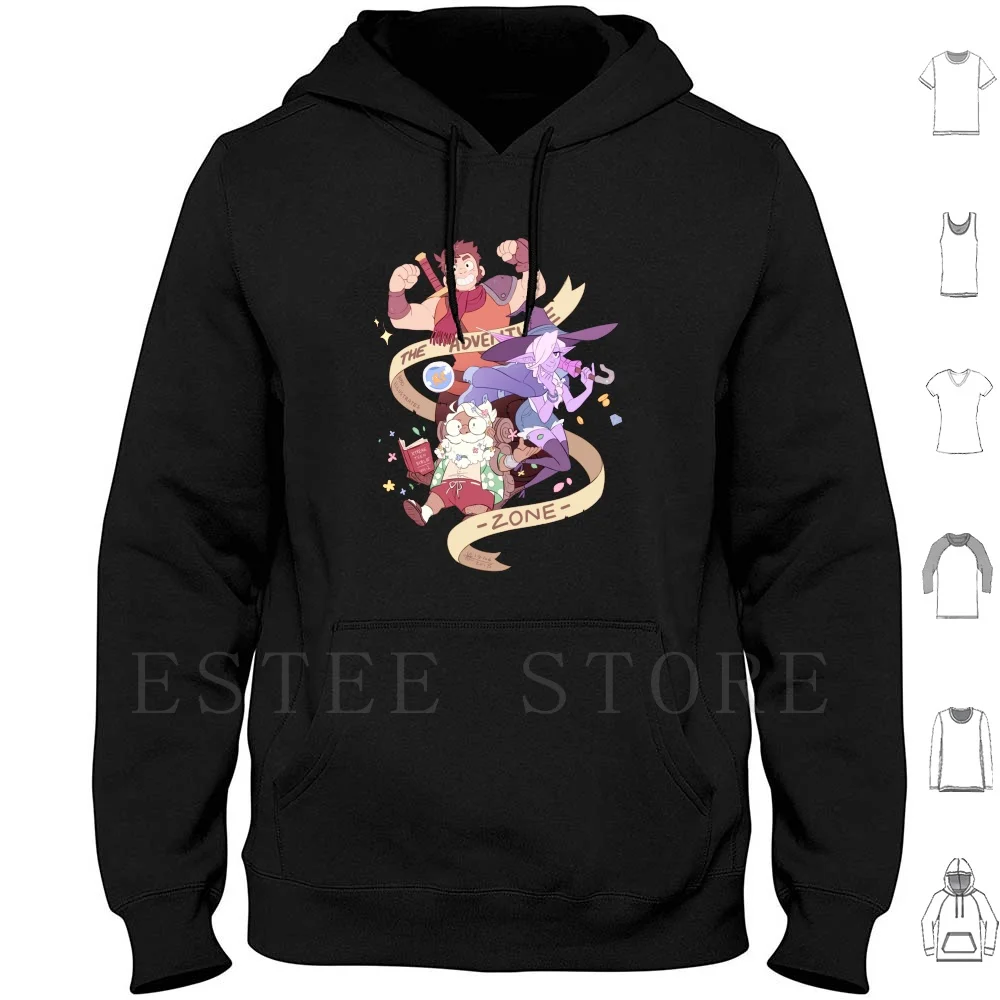 Tres Horny Boys Sudaderas con capucha de manga larga Zona de aventura Taako Merle Magnus Dnd y