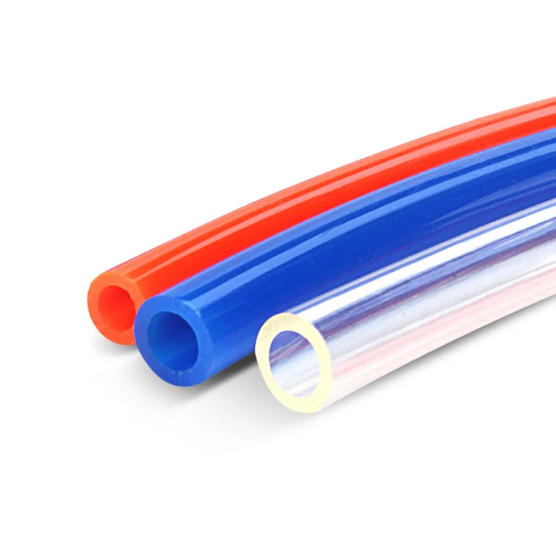 High Quality 20 Meter PU4*2.5 pneumatic hose Red Black Blue Transparent  Compressor Hoses ID 2.5mm OD 4mm Air Hose For Compresso