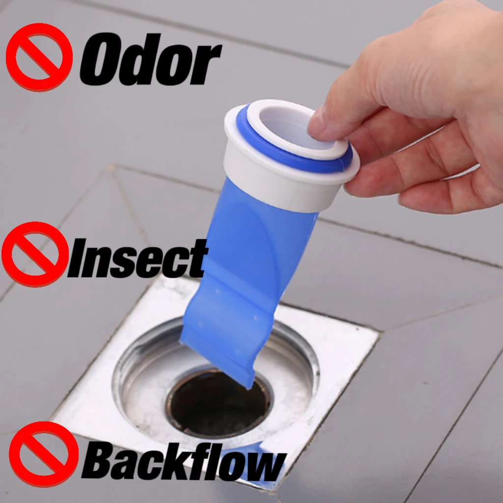 Silicone Floor Drain Strainers Bathroom Shower Kitchen Deodorant Core Anti Odor Filter Insect Control Sealer Backflow Preventer