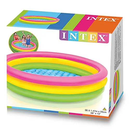 Intex Kiddie Pool - Kid's Summer Sunset Glow Design - 58 