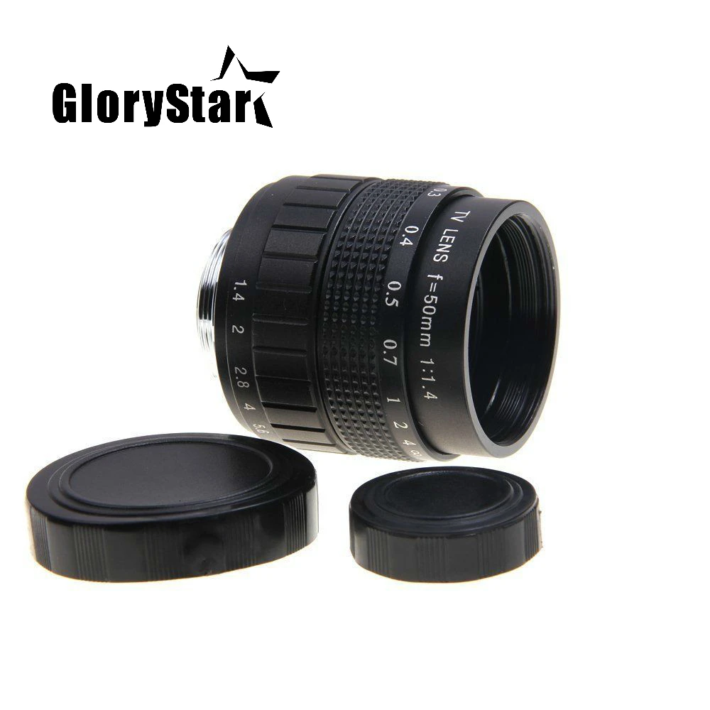 GloryStar 50mm F1.4 CCTV Movie Lens C Mount for Panasonic GF5 GF6 G3 G5 G7 GH2 GF3 GX7 GX8H GX8 G7H G7K