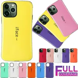 Shockproof Case For iPhone 16 15 12 11 Pro MAX XS XR X Case Iface Mall Full Protect PC Cover For iPhone 12 Mini 13 7 8 14 Plus