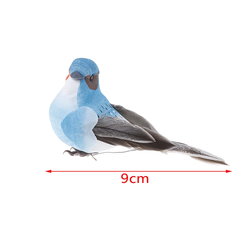 크리 에이 티브 거품 깃털 인공 앵무새 모조 조류 모델 홈 외부 정원 웨딩 장식 장식 DIY 파티, 1 개