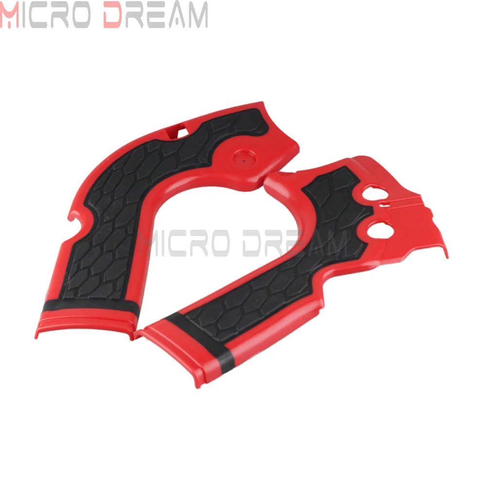 Dirt Bike Red Plastic Frame Guard For Honda CRF450R 2013-2016 CRF250R 2014 -2016 CRF 250R 450R 2015 Motocross Protector Guard