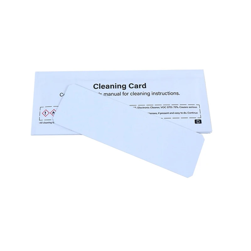 5pcs Cleaning Cards 54x172mm PN: 105999-311 For Zebra ZC100 ZC300 Series Card Printer