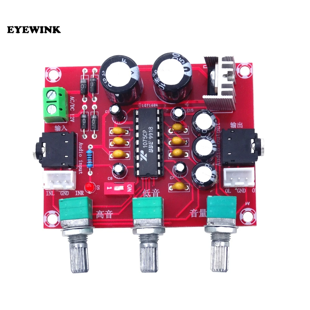 XH-M151 BBE XR1075 Preamp tone Board Audio treble bass adjustment equalizer Pre amplifier Tone Control Preamplifier