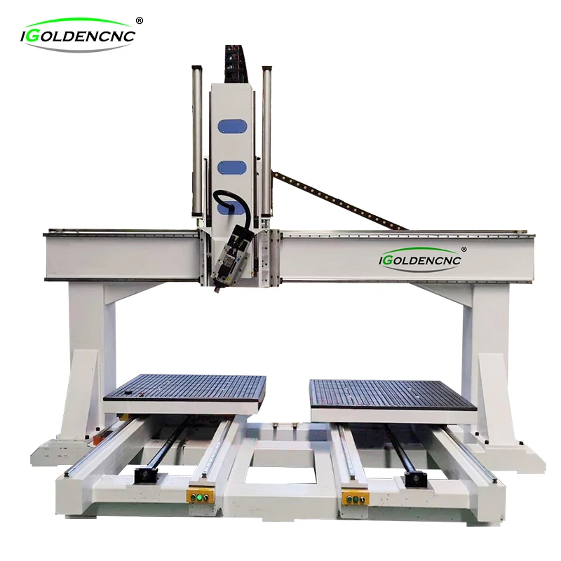 igoldencnc 4 axis cnc router 5 axis 4th 3d wood carving machine woodworking wooden chairs spindle swing