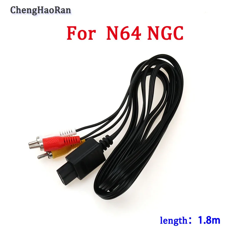 ChengHaoRan 1set Applicable to N64 NGC Super SNES Multiple use of AV line Cable Wire