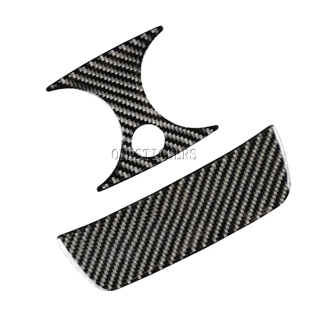 Car Accessories Rear Armrest Air Conditioning Outlet Trim Cover Soft Carbon Fiber For Mercedes Benz E C GLC Class W213 W205 X253