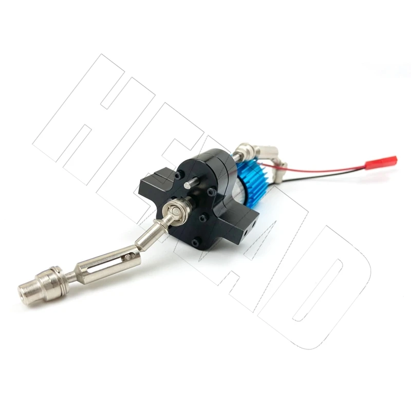 Metal Transmission Gearbox 370 Motor with Drive Shaft Upgrade Accessories for WPL C14 C24 B24 B36 MN D90 MS RC Car