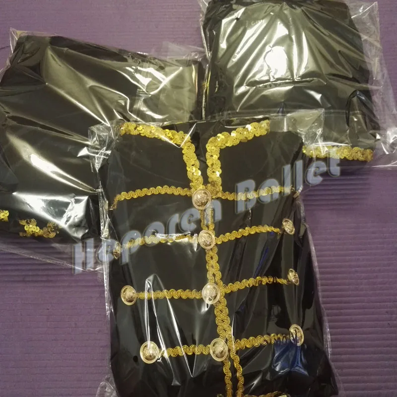 Customized Men Velvet Ballet Jacket With Button Decoration/Prince Dance Costumes,Ballet Top For Male Adult Boy Coats