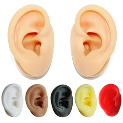 1 Pieces New Silicone Ear Model Professional Practice Piercing Tools Earring Ear Stud Display Tools Can Be Reused Body Jewelry