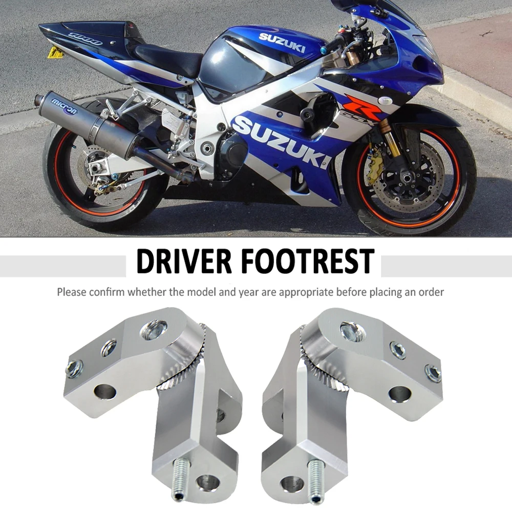 

NEW Motorcycle For Suzuki GSX-R 1000 2002 Foot Peg Passenger Footpeg Lowering Kit