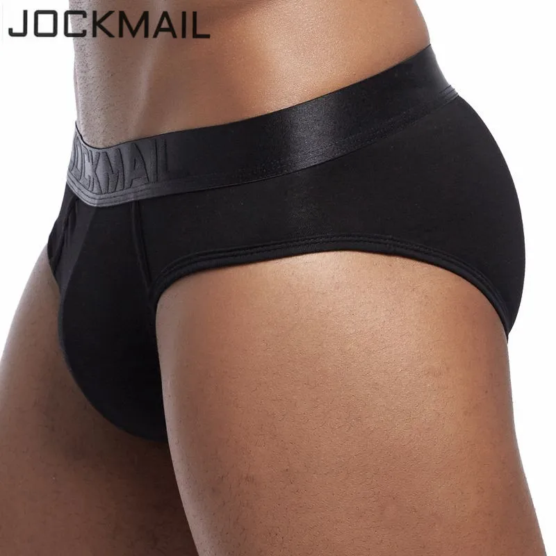 JOCKMAIL 남성용 섹시한 통기성 속옷, 편안한 모달 속옷, 남성 속옷 반바지, 게이 남성 팬티