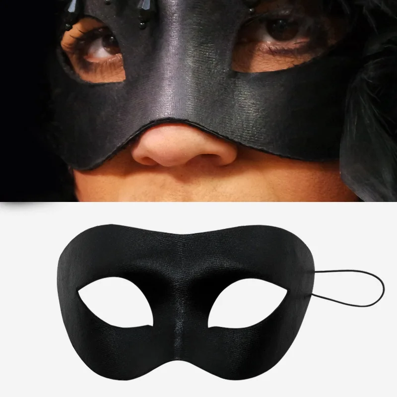 Black Women Man Sexy Gentleman Masquerade Mask Prom Mask Halloween Masquerade Party Cosplay Costume Wedding Decoration Props