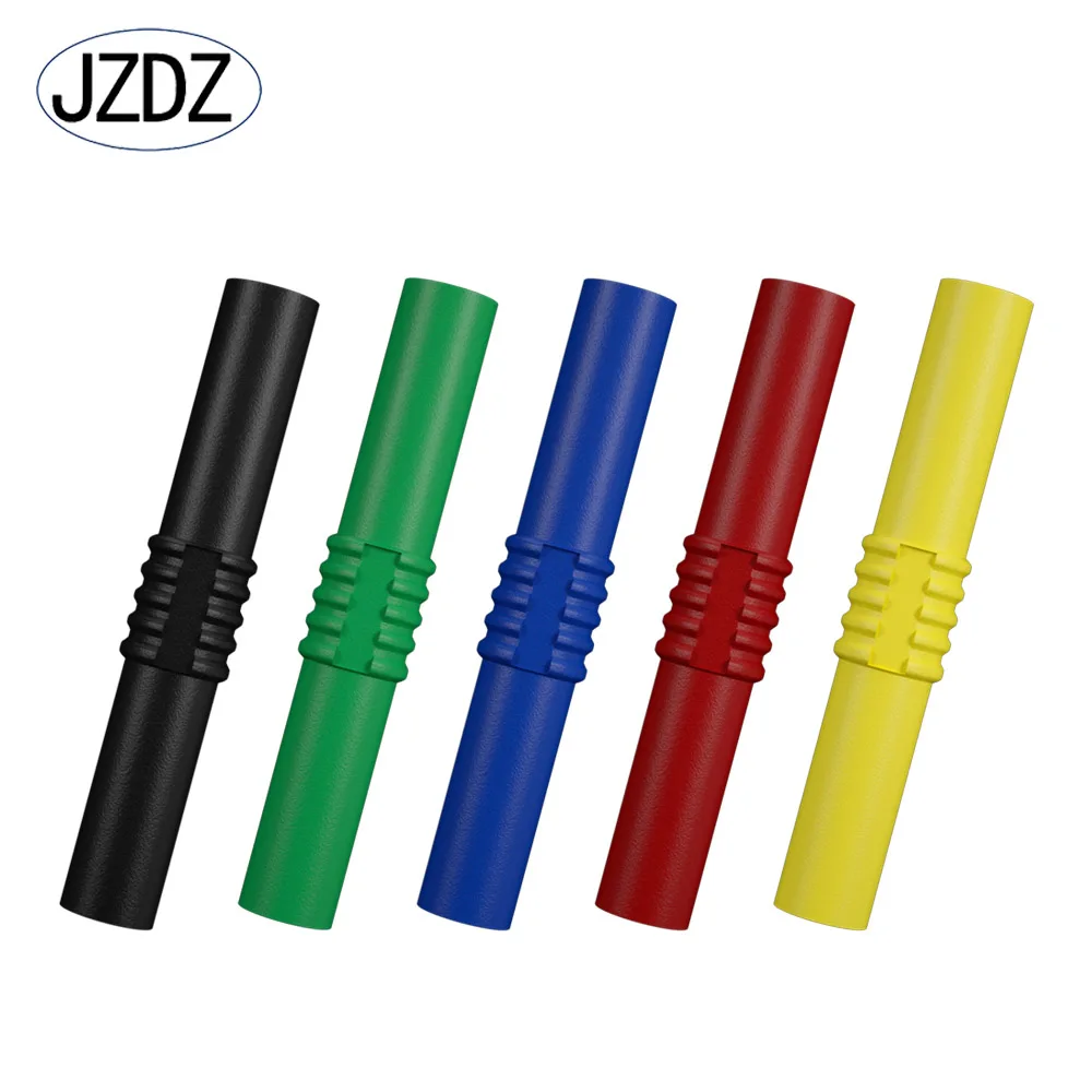 JZDZ 10pcs 4mm Banana Socket female adapter extension Insulated Banana Plug Coupler Connector J.20009