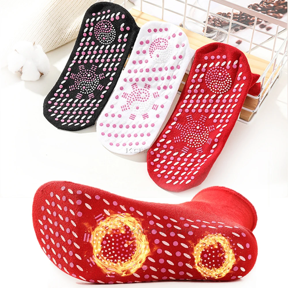 Magnetic Socks Unisex Self-Heating Health Care Socks Tourmaline Magnetic Therapy Comfortable And Breathable Foot Massager Warm