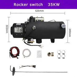 35KW riscaldatore per auto riscaldatore Diesel ad aria 24V 12V preriscaldatore motore diesel camion preriscaldamento macchina per il riscaldamento dell'acqua