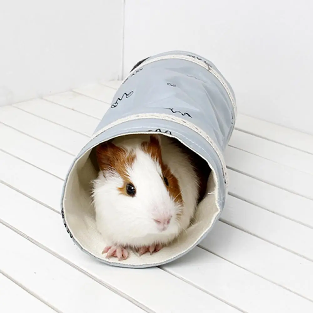 Pet Funny Tunnel Elastic Comfortable Warm Small Guinea Pig Cozy Fun Pipe Tube Toys Pet Supplies Bunny Hamster Channel Toy