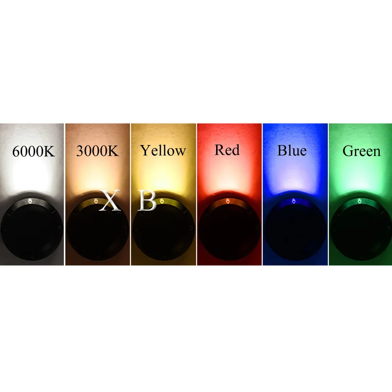 4 Pack  Waterproof 2W 3W 6W LED Underground Light Outdoor Ground Garden Path Floor Buried Yard Spot Landscape DC12V AC85V-265V