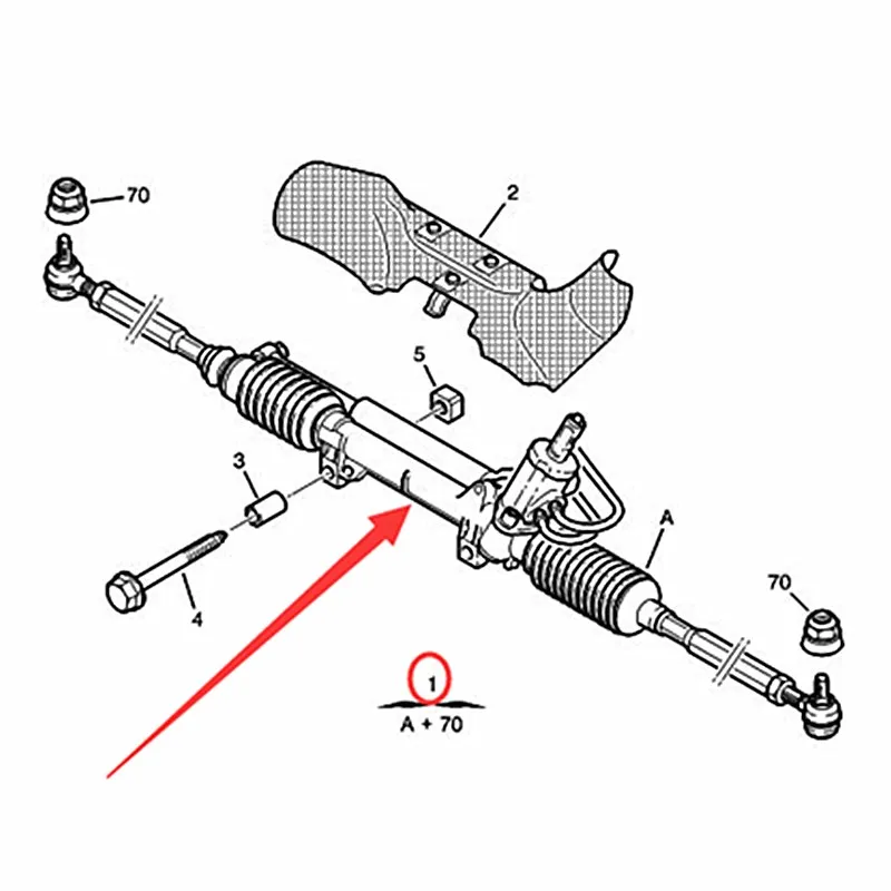 Steering Rack Steering Gear Assembly 4000CQ 4000KK 4000FJ FOR Citroen XSARA Picasso(N68) BERLINGO (MF)  Peugeot Partner box (5)