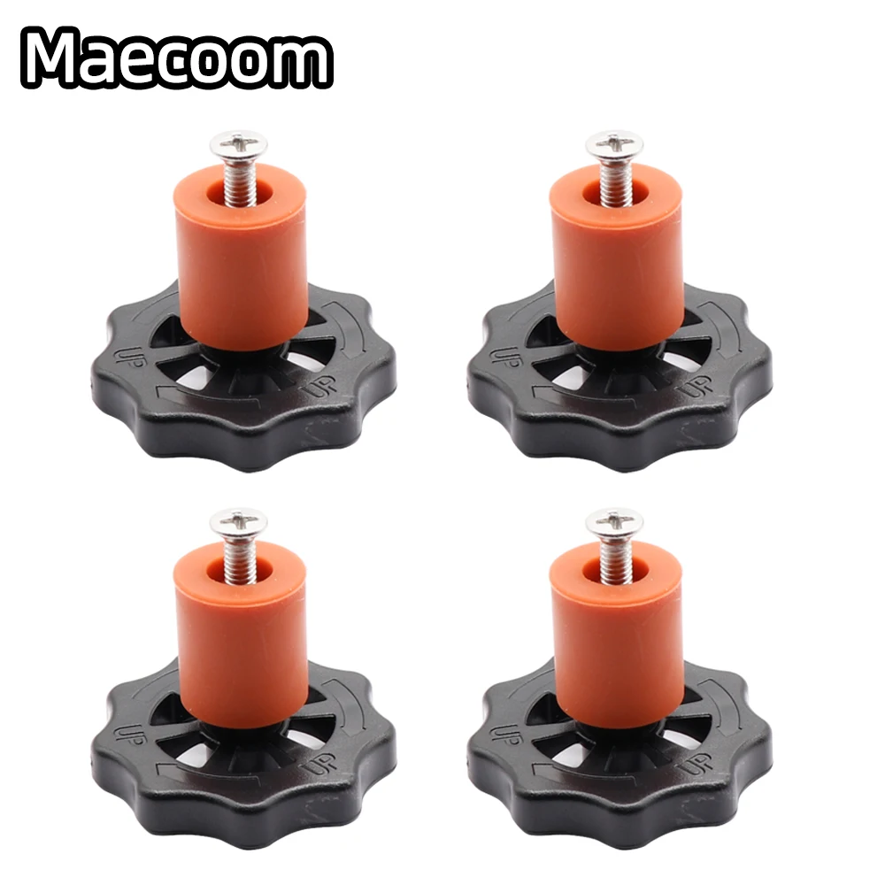 L\'imprimante 3D partie la colonne de droeling de lit chaud solide d\'espacement de silicone à hautes températures 3pcs Long + 1PC court pour Ender-3