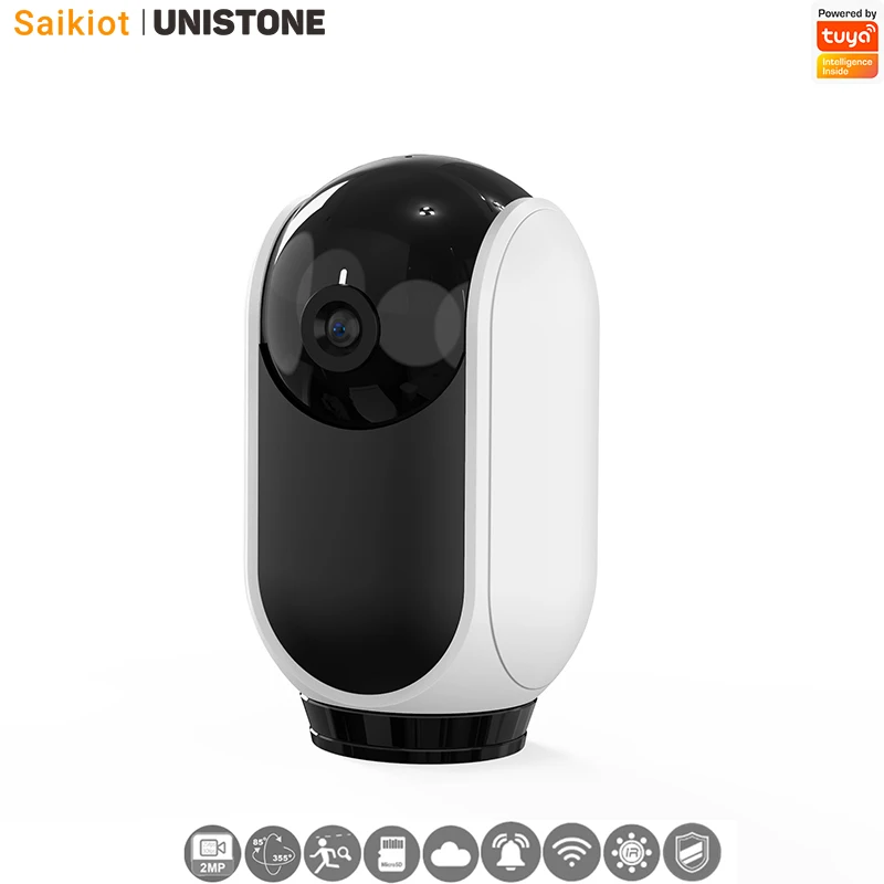 

Saikiot Best Hot Sale Tuya Smart 3MP Indoor WIFI Camera Two Way Audio Baby Monitor Secutity Camera