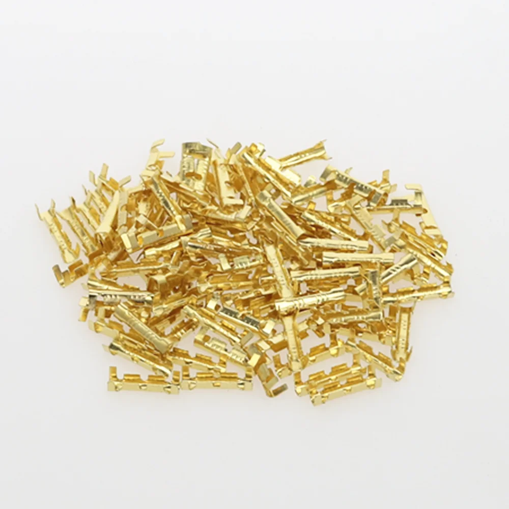 50pcs/100pcs 453 U-shaped terminal tab cold inserts connectors cold terminal small teeth fascia terminal,0.3-1.5mm2