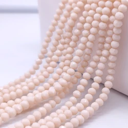 2 3 4 6 8mm Faceted Flat Glass Crystal Beads Round Loose Spacer Beads Needlework for Jewelry Making DIY Bracelet