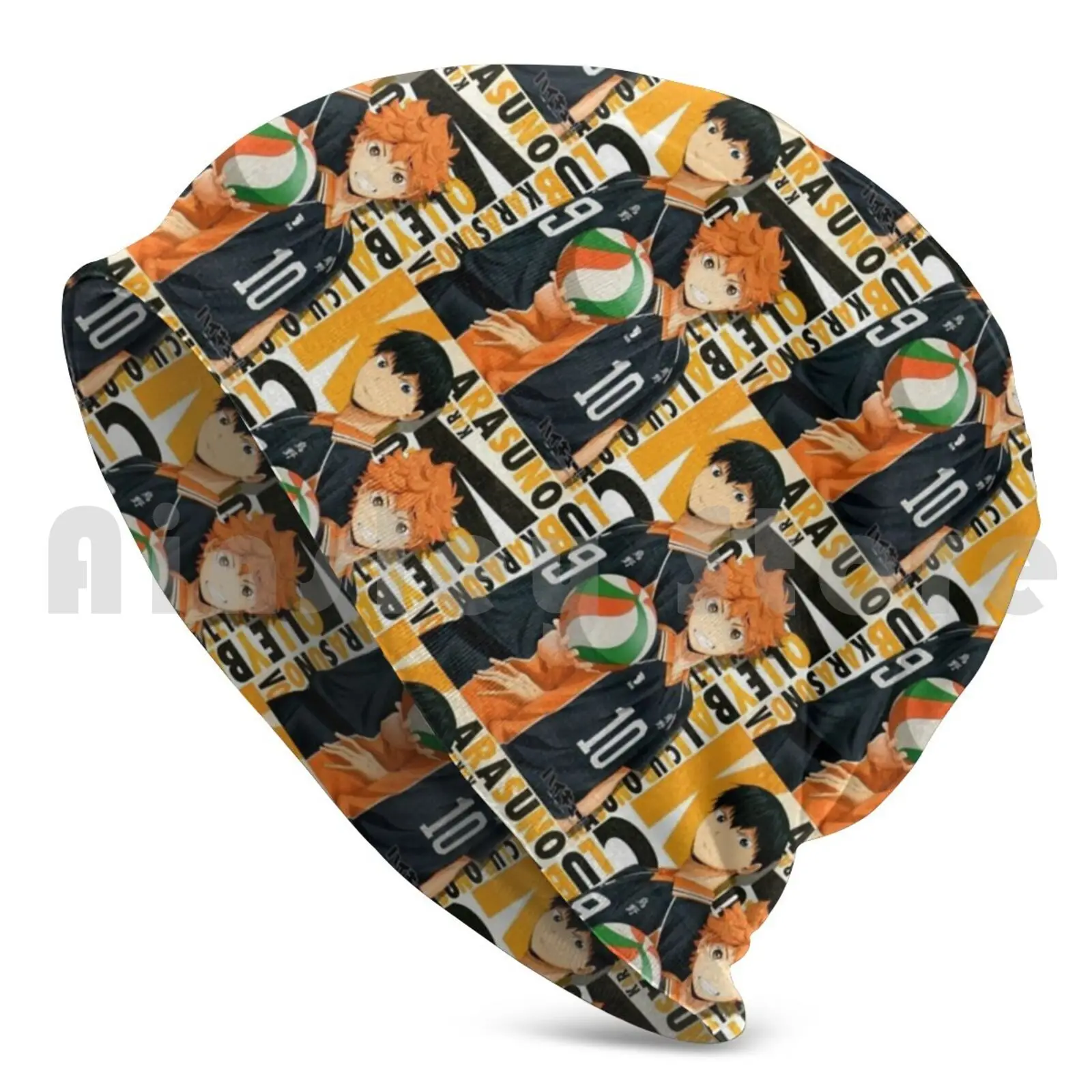 Beanies Knit Hat 193 Beanies Print Kageyama Hinata Karasuno Tobio Anime Tanaka Yamaguchi Oikawa