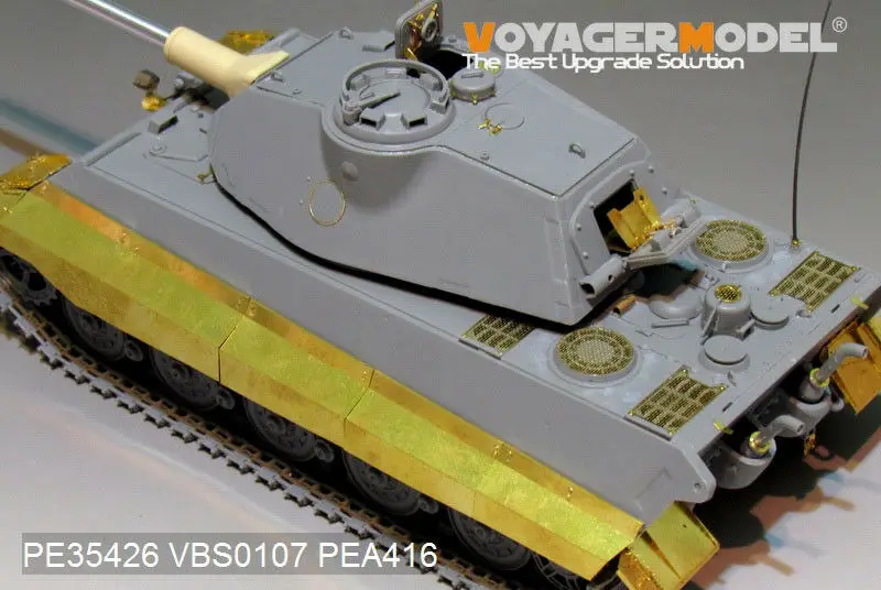 Voyager PEA416 1/35 WWII German King Tiger Initial Schurzen For TAKOM 2096 Upgrade Kit