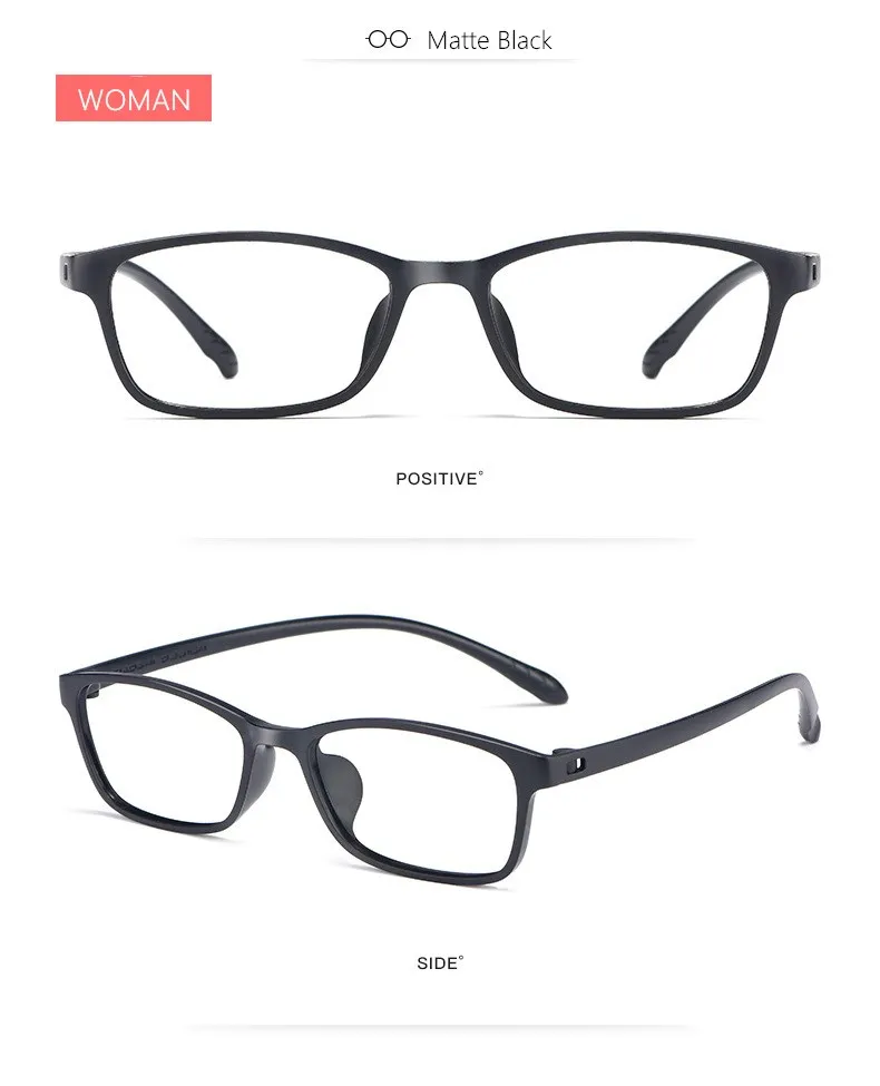 YIMARUILI Ultraleichtes und bequemes Brillengestell für Herren und Damen, TR90, schraubenloses Design, optisches Brillengestell X1 – Detail 9