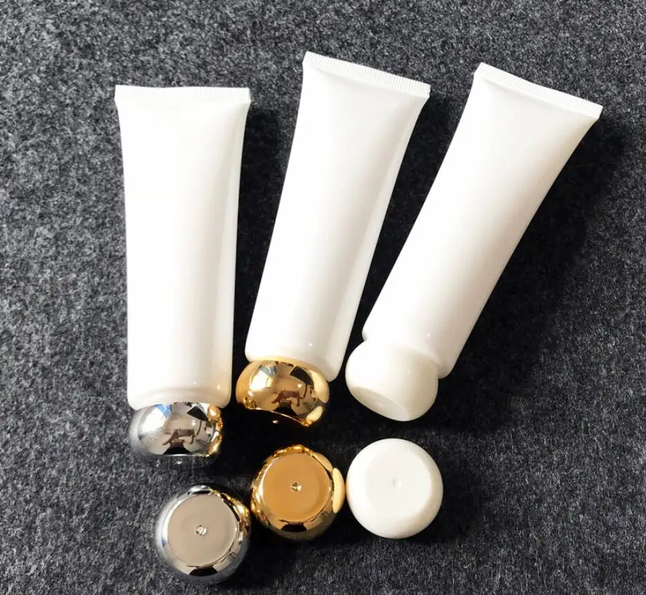 50 ml witte zachte buis milde wassen boter handcrème anti-UV lotion emulsie serum essentie hyaluronzuur cosmetische slang verpakking