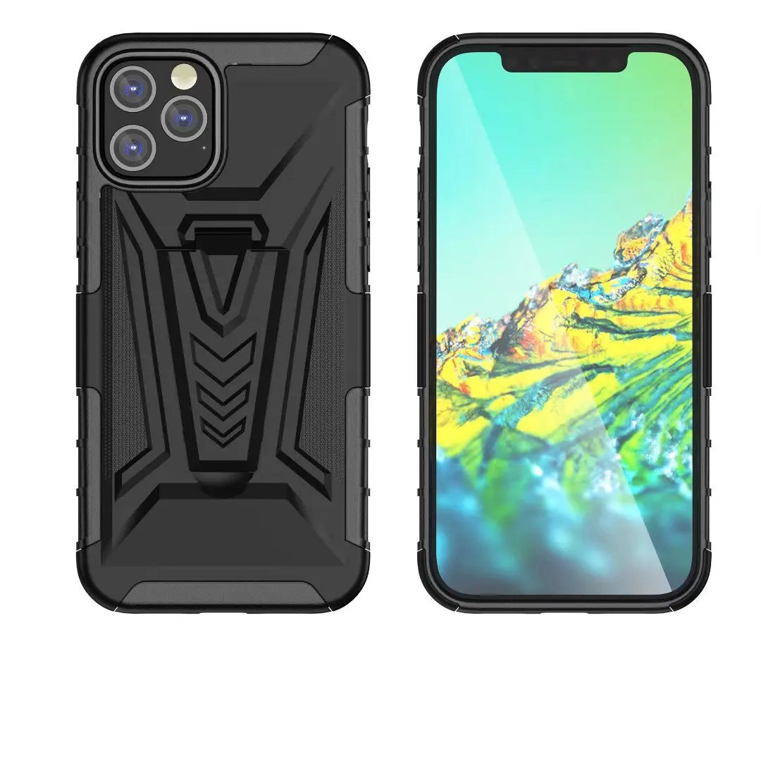 Fit iPhone 13 Pro Case,ShockProof Heavy Duty Armour Tough Stand Case With Belt Clip For iPhone 13 6.1\