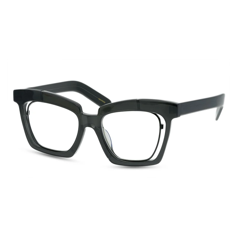 Belight Optical  Fancy Vintage Retro Acetate Cat Eye Shape Hollow-carved Design Spectacle Frame Precription Lens 9513