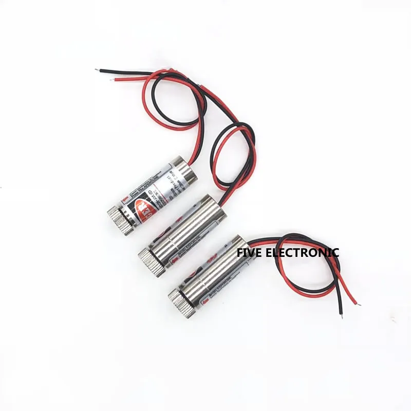 12mm 5mW 3-5V Red Dot/Cross/Line Type Laser Module  Adjustable Focal Length Laser Head ndustrial positioning/Laser Aiming/DIY