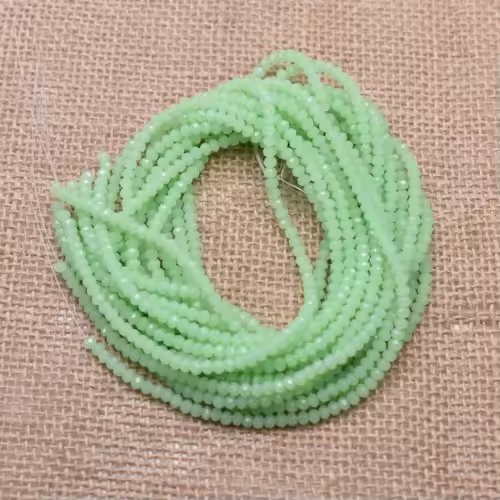 Yanqi 2 3 4mm Rondell Austria Faceted Crystal Beads Round Glass Beads Loose Spacer Beads for Jewelry Making DIY - Image 44