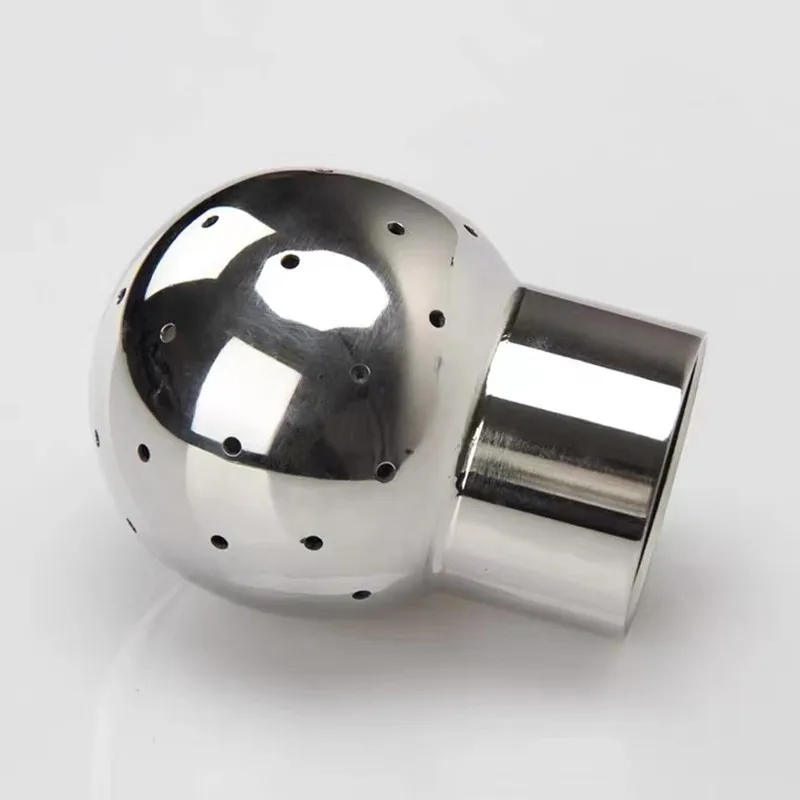 DN15 --DN50 304 Stainless Steel Female Spray Cleaning Ball ,Thread Fixed Spray Ball 360 Degree Coverage Rotary Cleaning bal