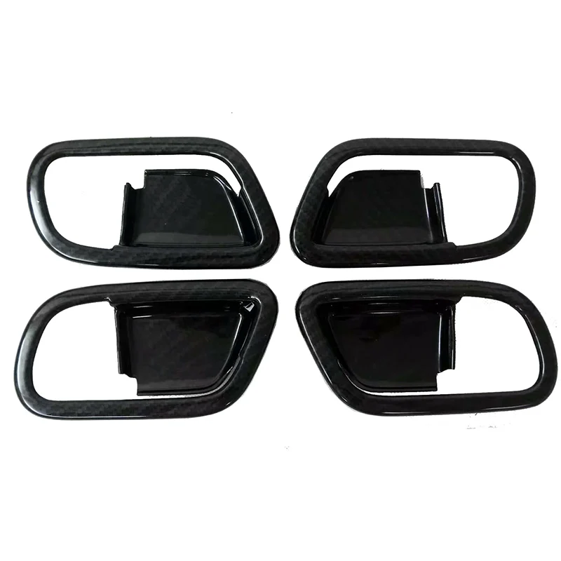 Car Interior Mouldings For Nissan Patrol Y62 2013 2014 2015 2016 2017 Inner Door Handle Bowl Sticker Case Accessories 4pcs