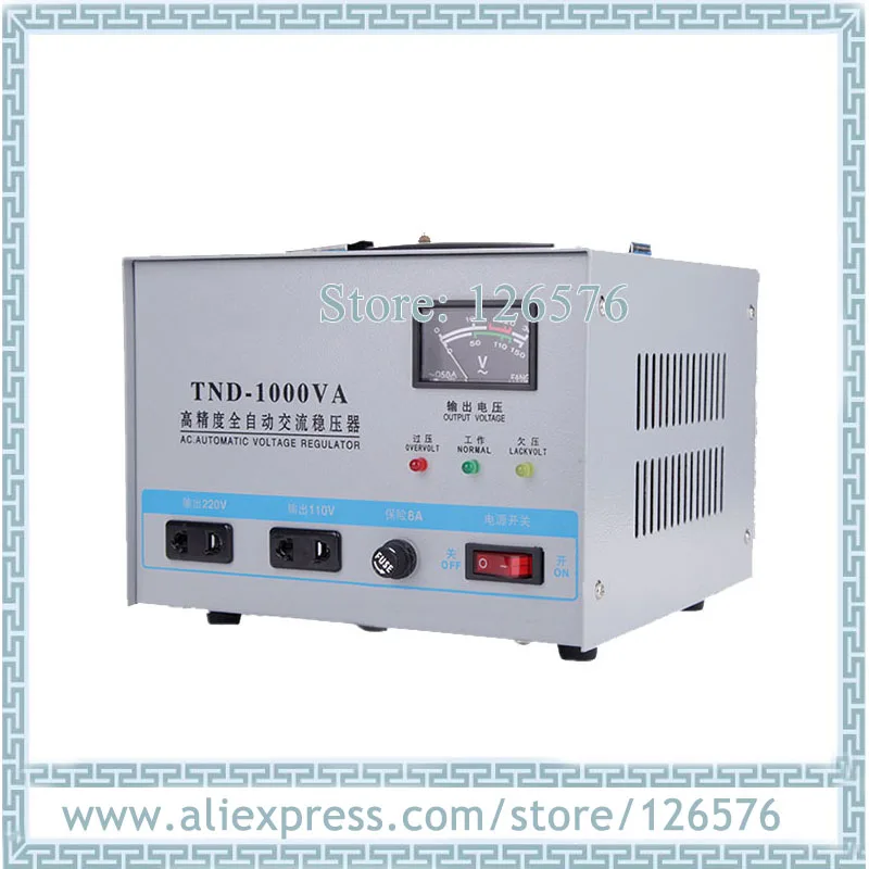 

Output AC110V/AC220V signal phase AC Voltage regulator 1000W 1000VA regulator power input 140V-260VAC