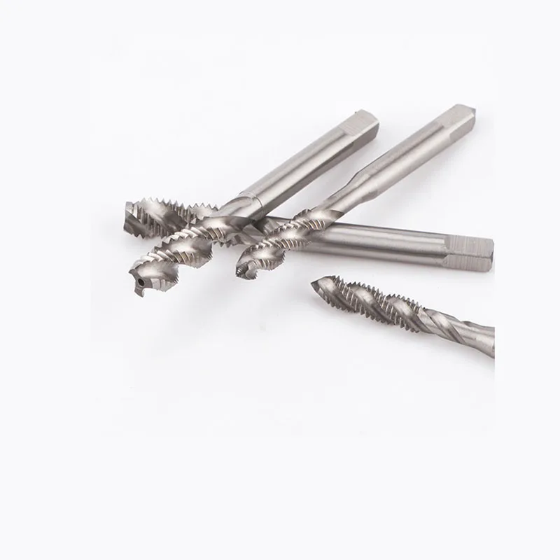 High Speed Steel Spiral Tap Machine Tapping Groove Tap M3 4 5 6 8 20mmThread hand tools sets