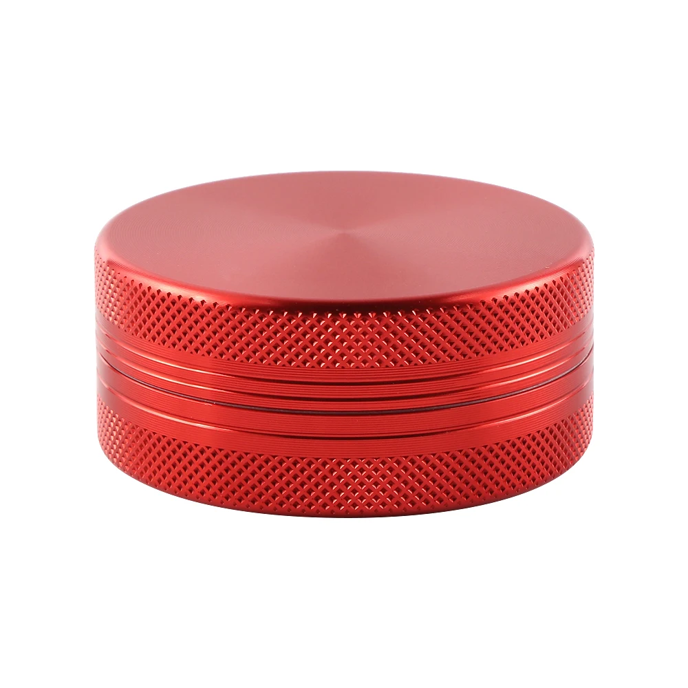 New Sale 2-layer Aluminum Herbal Herb Grinder Tobacco Smoke Grinders  Smoking Pipe Container Accessories