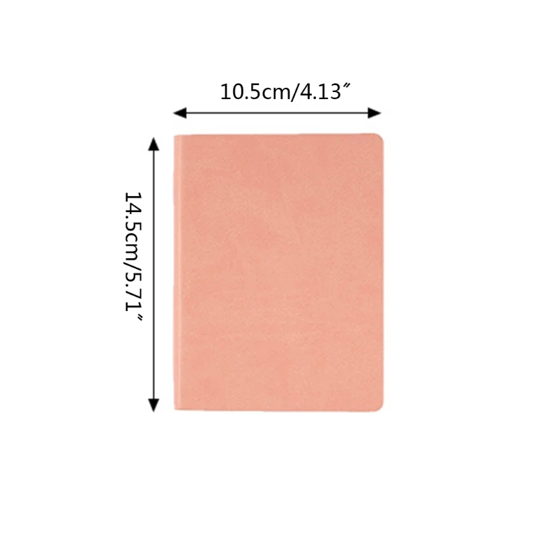 Leather Business Notebook Rainbow Edge Design Ideal for Teachers Business Women/Men Writers Journalists Office Clerks