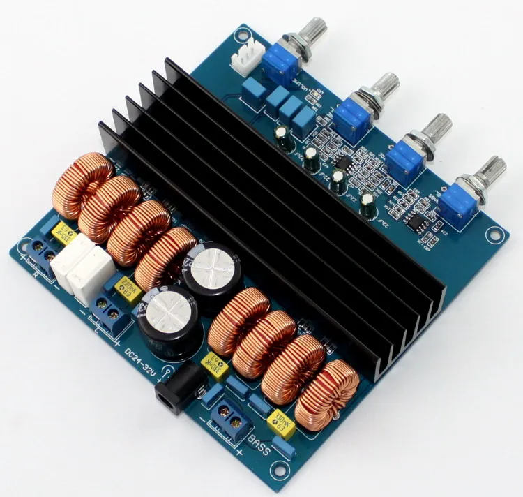 

TDA7498 TL072 Class D 2.1 Digital Power Amplifier Board 200W+100W+100W