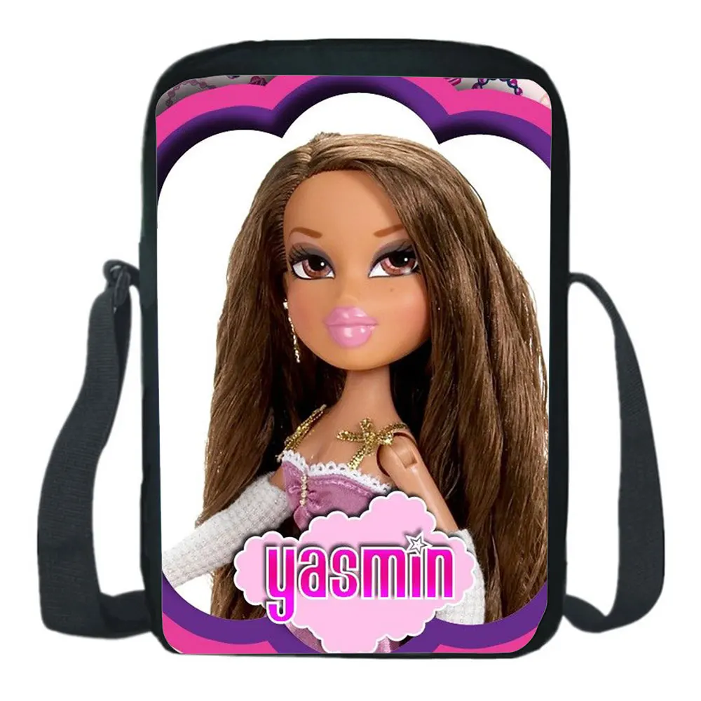 Bratz กระเป๋าเป้สะพายหลัง Crossbody กระเป๋าเด็กไหล่กระเป๋าแบบทแยงมุม Mini กระเป๋าเป้สะพายหลัง Messenger กระเป๋าโทรศัพท์