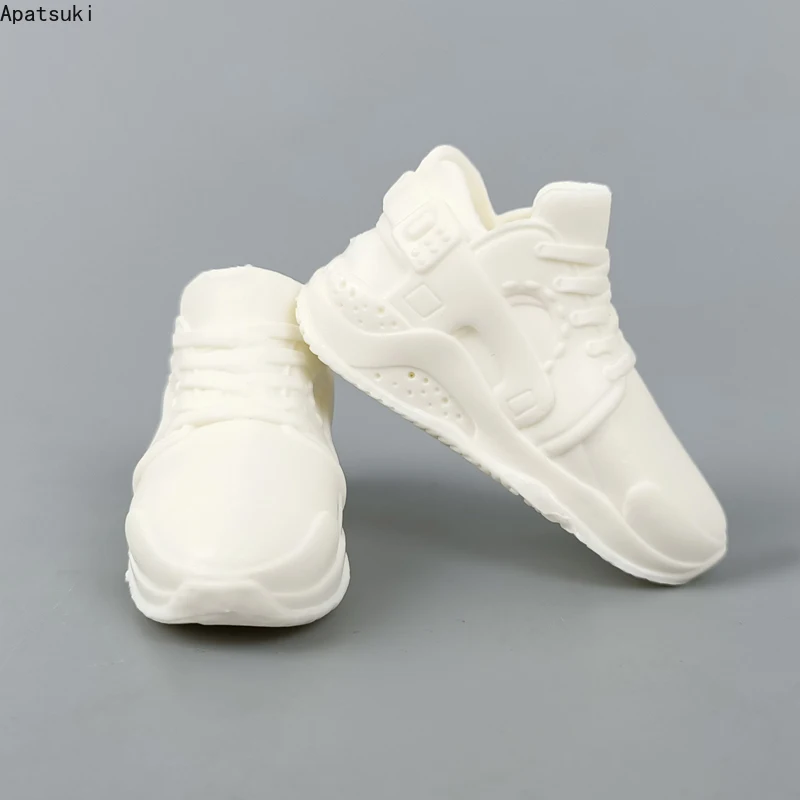 

White Fashion Doll Shoes for Ken Boy Doll Sneakers Basketball Sports Shoes for Barbie's Boyfriend Ken 1/6 Doll Accessories Toys