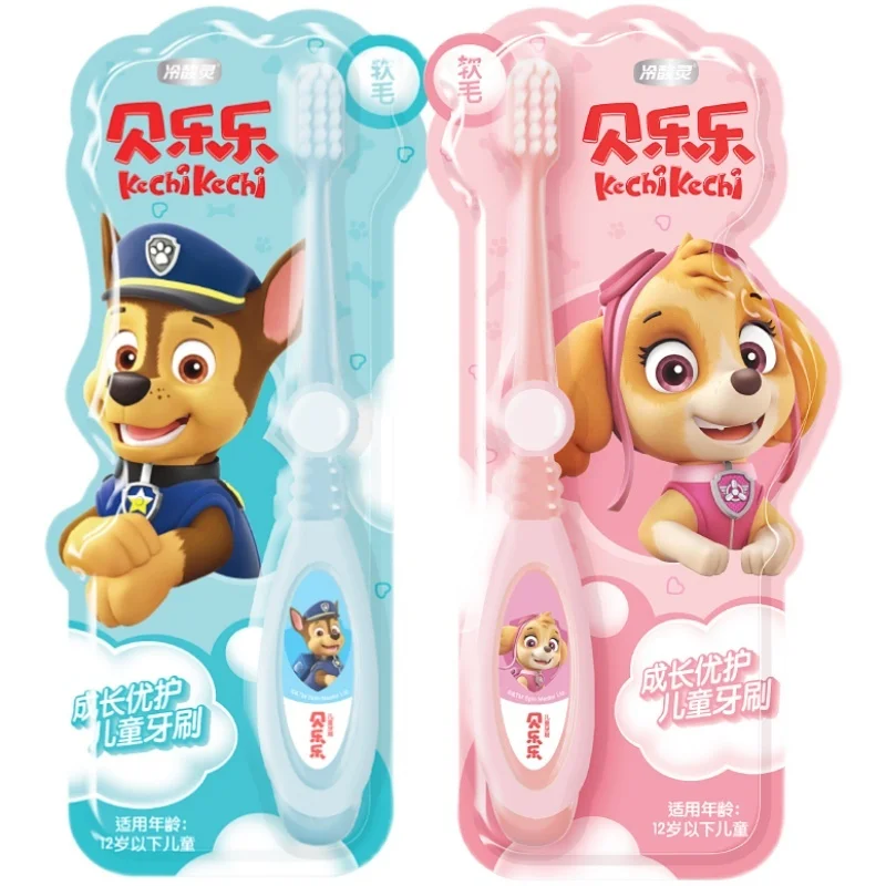 Genuine Paw Patrol Kids Toothbrush Chase Skye Puppy Rescue Cartoon Printed Daily Use Soft Bristles Children Toy Toothbrush Gifts