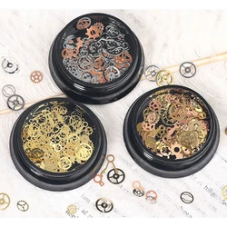 Dijes de engranajes Steampunk de Metal de estilo surtido, colgante de reloj, rueda de engranaje para artesanía, accesorios de fabricación de joyería F3MD