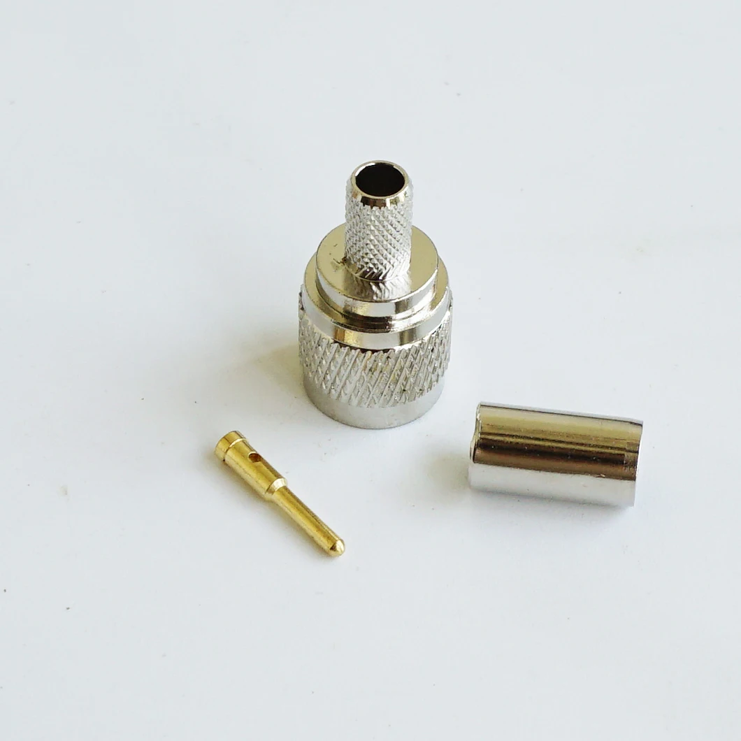 Mini UHF miniUHF Male plug crimp RG58 LMR195 RG142 RG400 RF connector